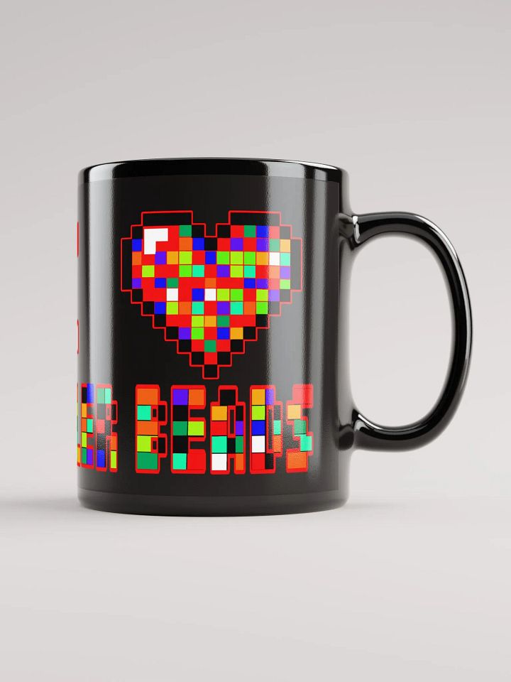 I Heart Perler Beads Dark Mug product image (1)