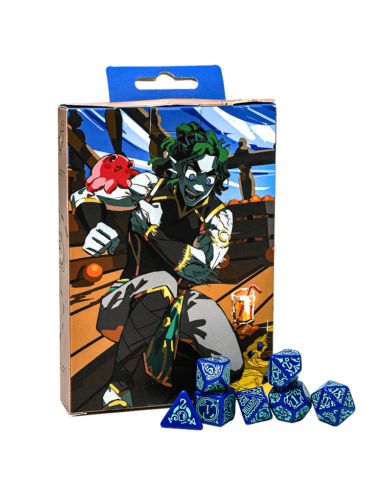 Gillion Dice Set 7pcs - Riptide Character Dice product image (2)