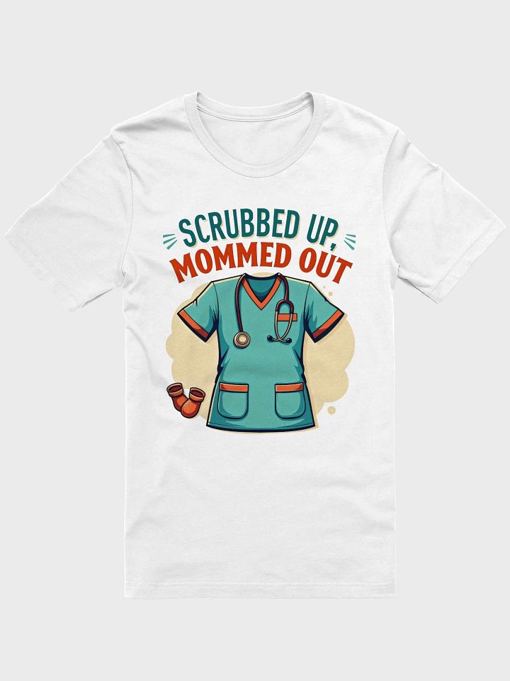Mommed Out Scrubs Stylized T-Shirt product image (3)