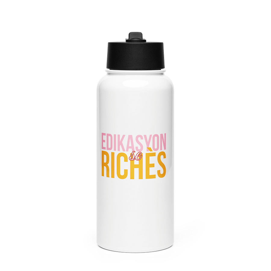 Edikasyon se Richès Stainless Steel Water Bottle – Stay Hydrated. Stay Inspired. product image (1)