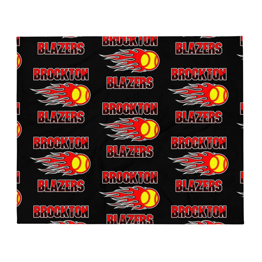 Brockton Blazers Logo Throw Blanket product image (13)