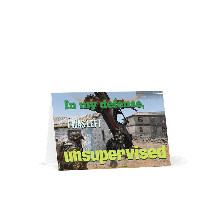 Unsupervised Shenanigans Greeting Card product image (1)