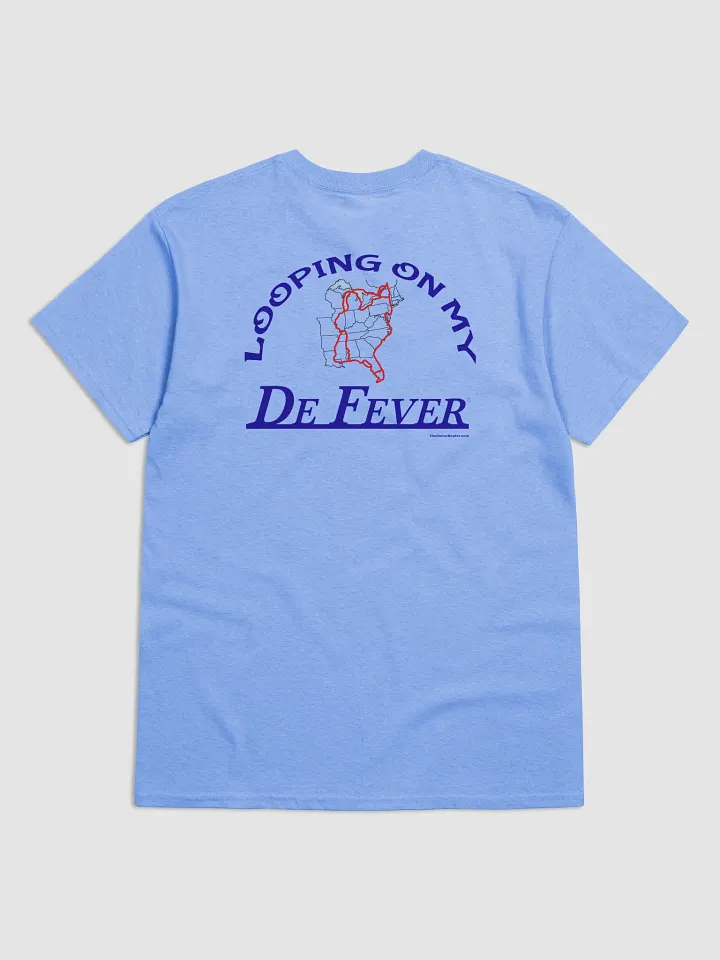 Looping On My DeFever - T-Shirt - Light Shirt w/Blue Logo product image (1)