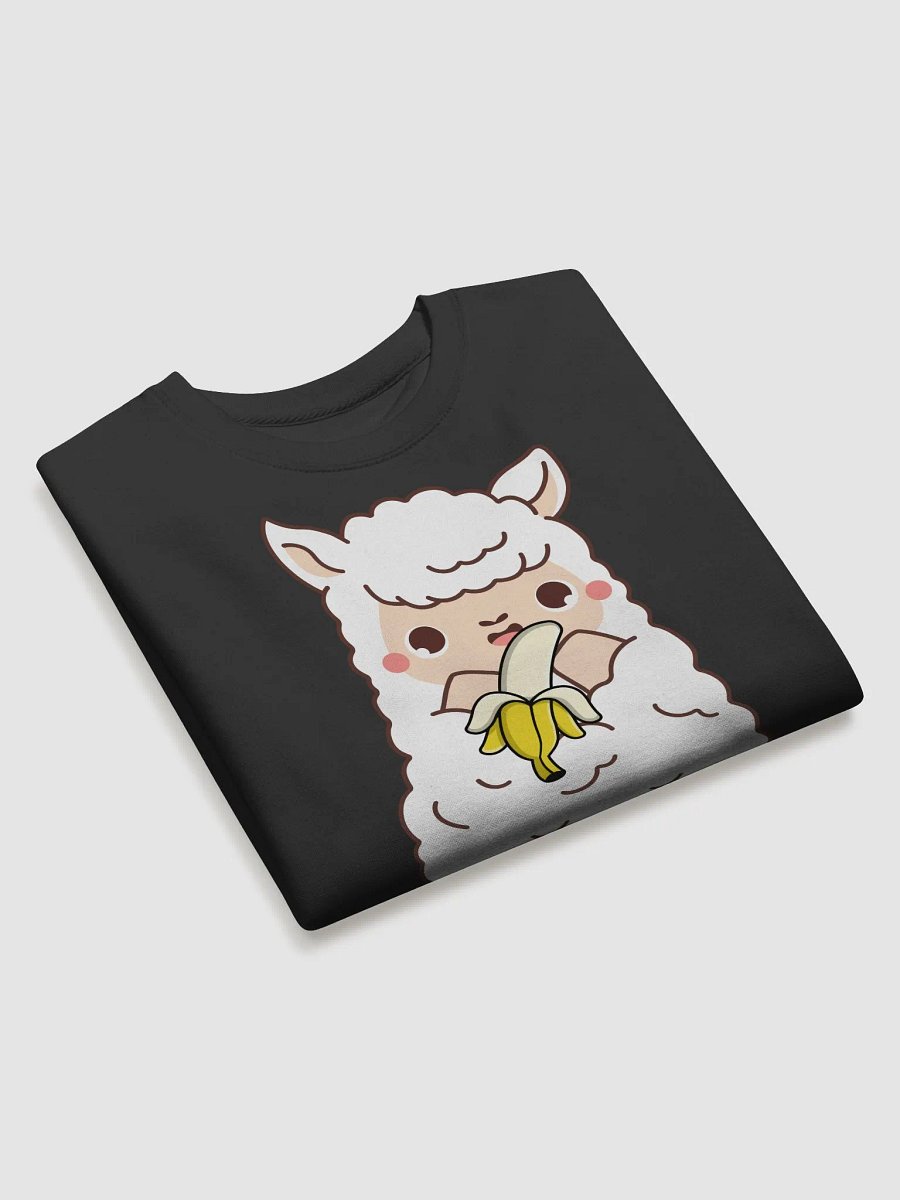 Llama Eating a Banana (Sweatshirt) product image (3)