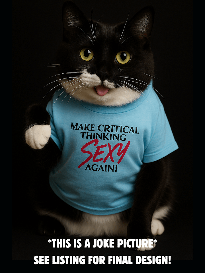 Make Critical Thinking Sexy Again! Soft Solid Color Unisex product image (2)