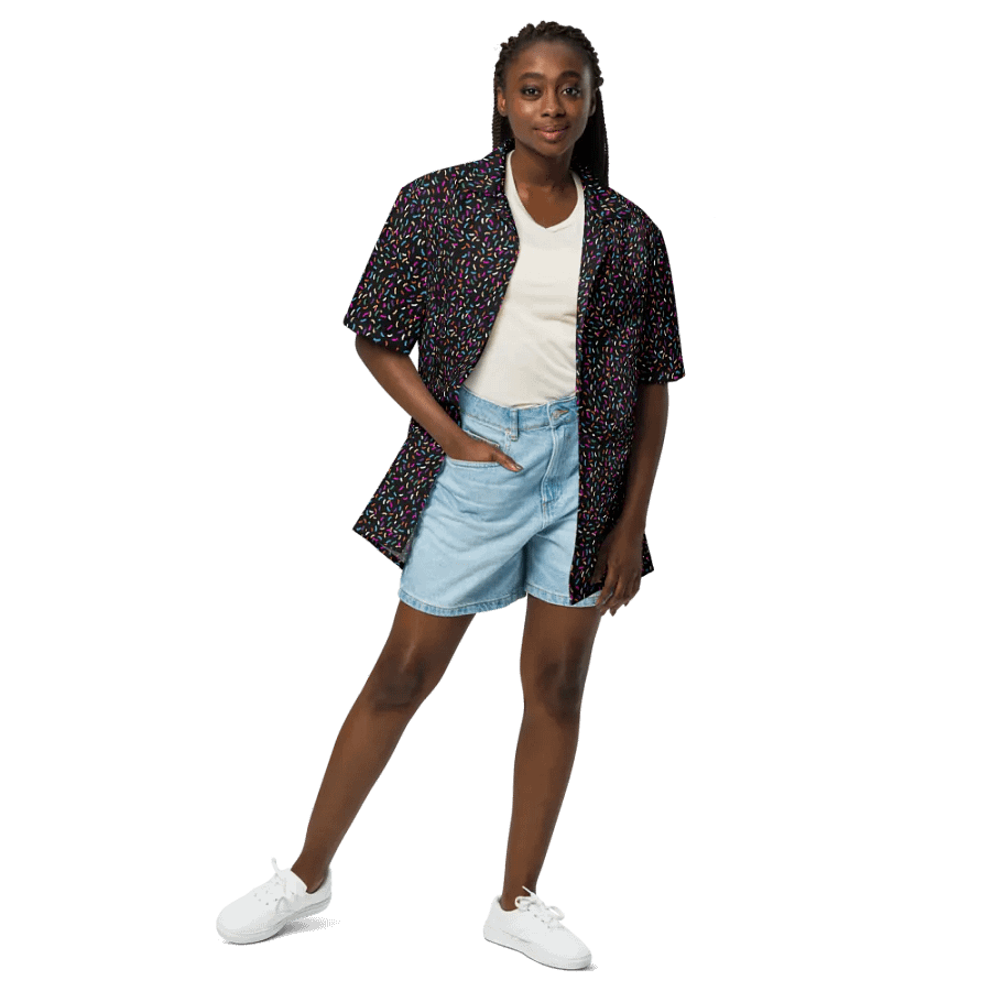 Black Sprinkle Button-Up product image (3)