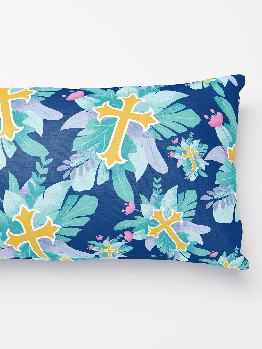 Floral Cross Patterned Pillow product image (3)