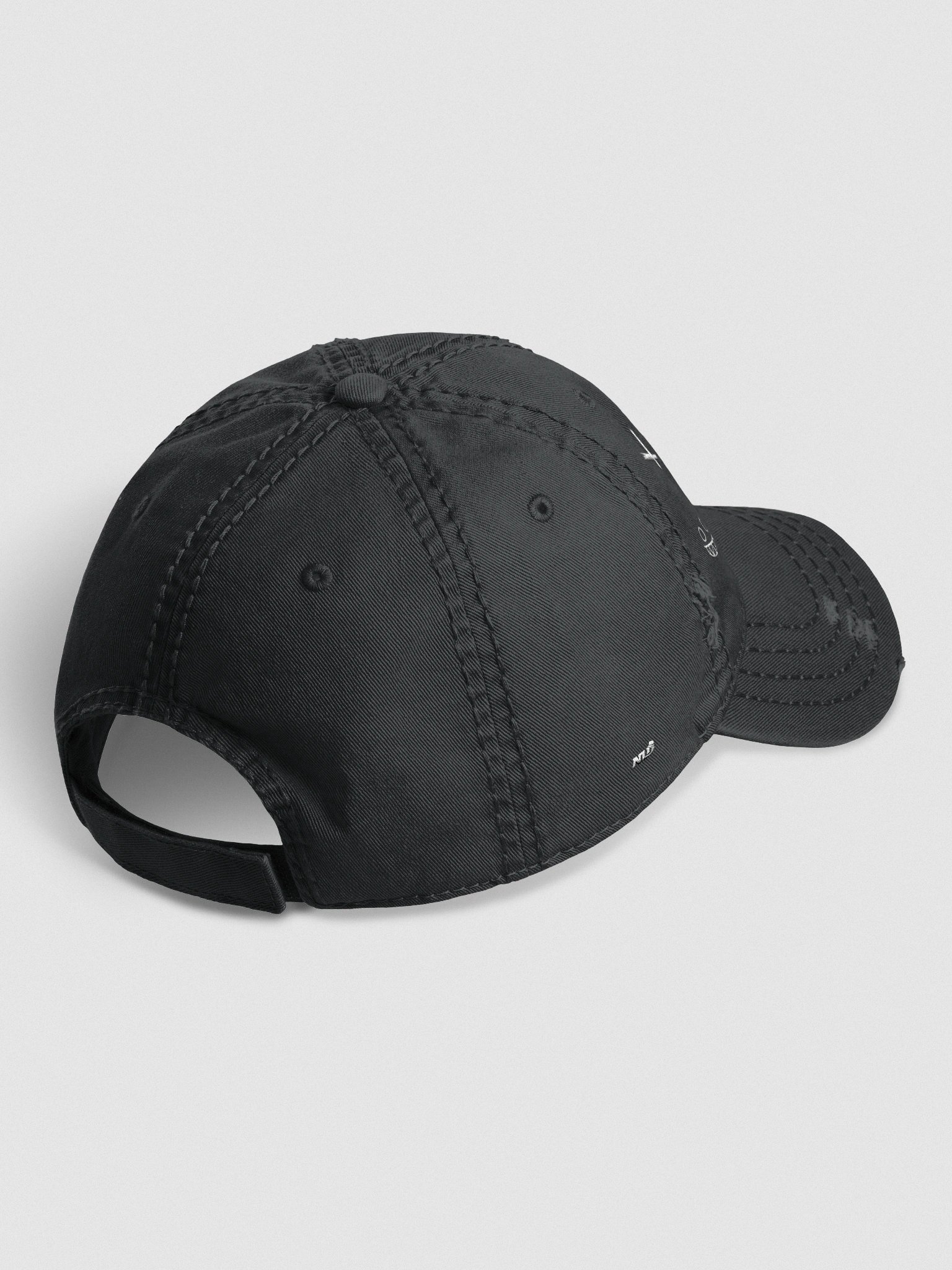 NLD Designer Style Distressed Dad Hat product image (3)