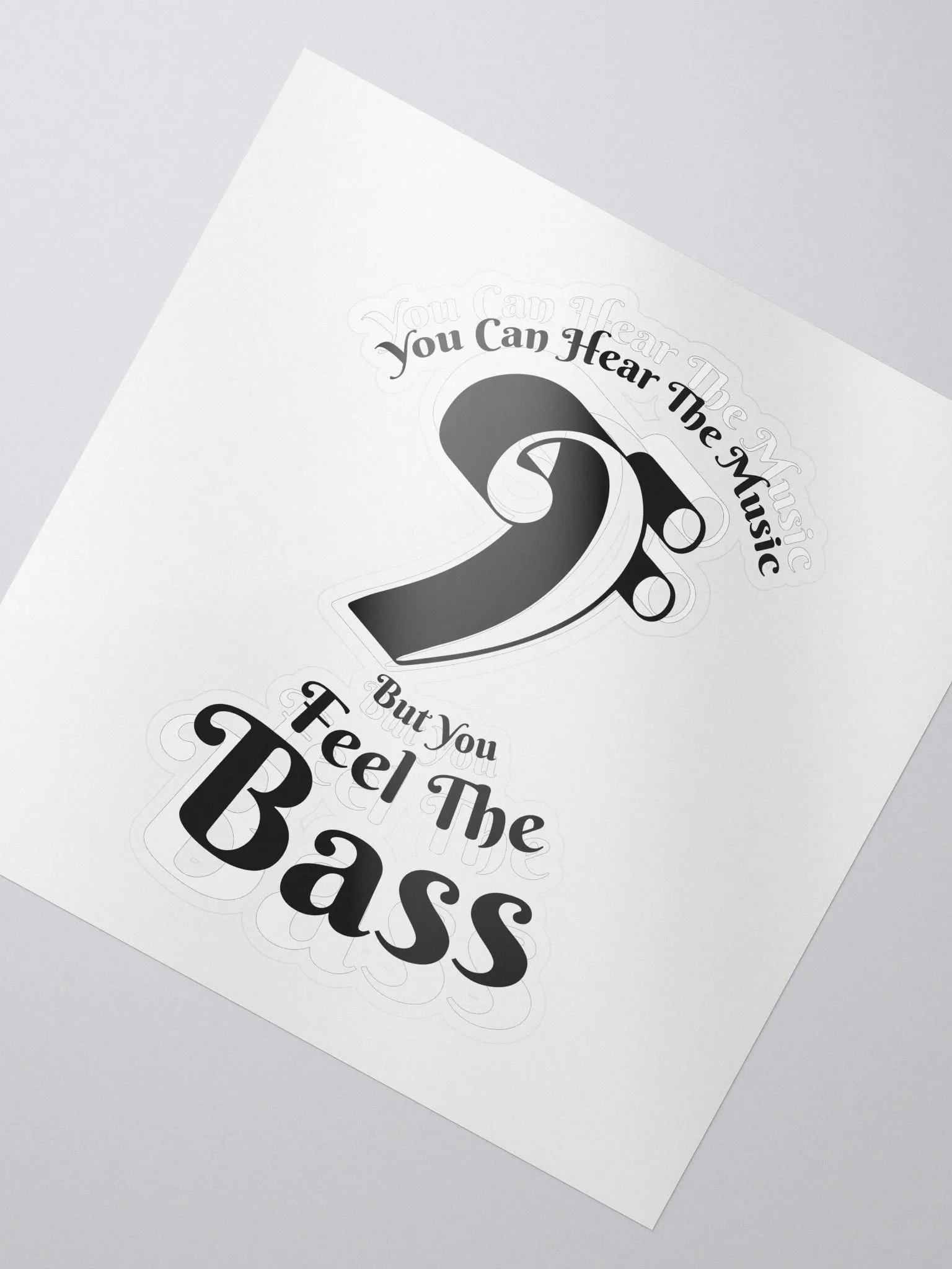 Feel The Bass - Sticker product image (2)