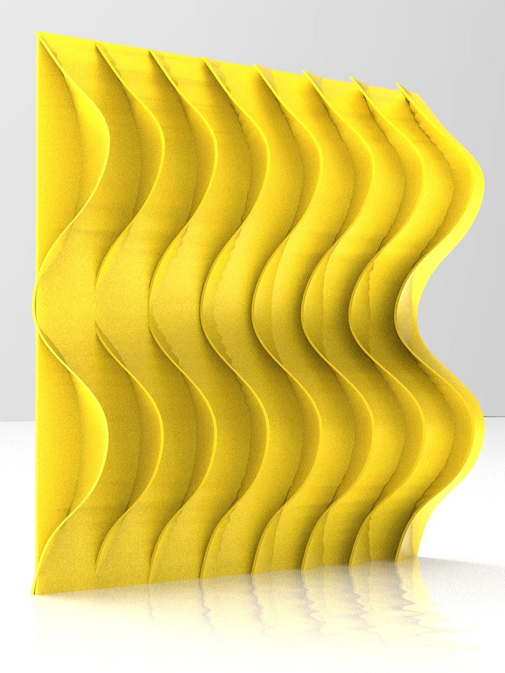 Parametric Curve Facade Design Grasshopper Rhino Files Download product image (2)