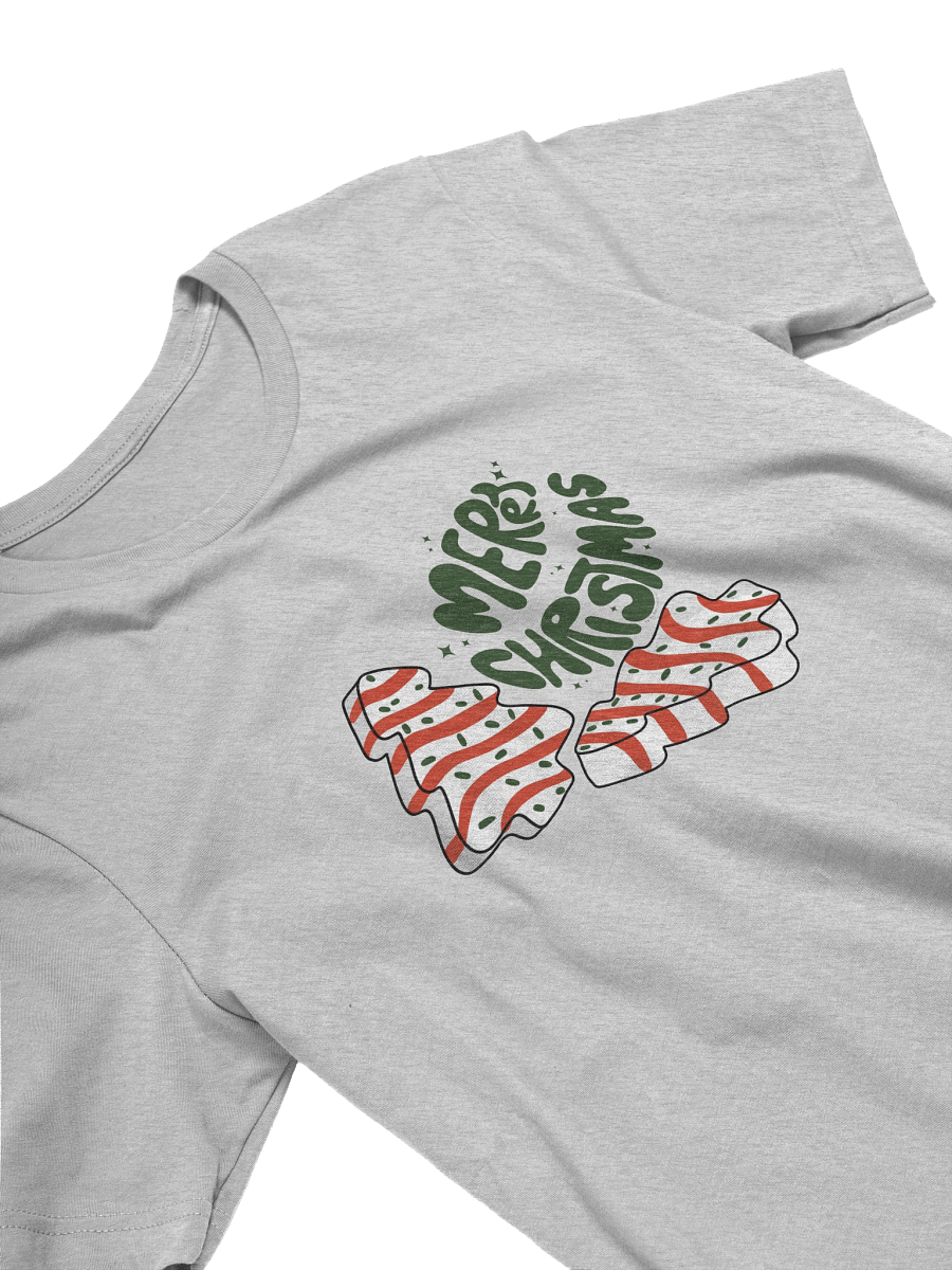[BJ Designs] Merry Christmas Snack Cake Trees Unisex Graphic Tee product image (3)