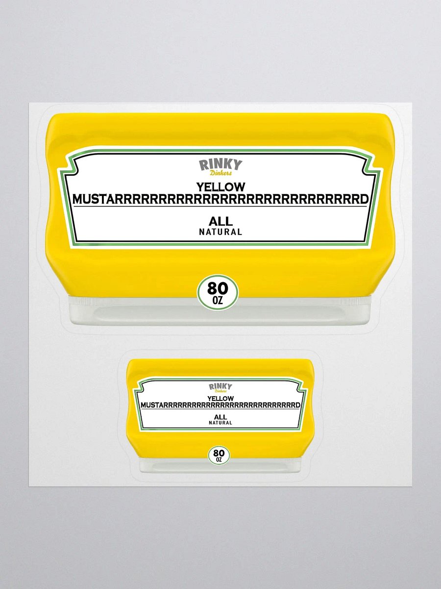 Mustarrrrrrd sticker! product image (4)