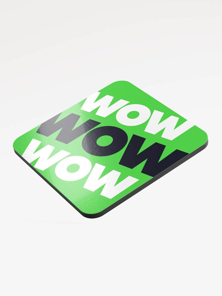 flght WOW EMOJI Coaster product image (3)