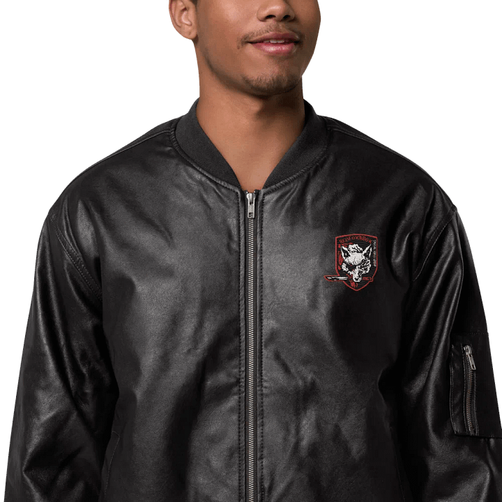RFNB Team logo Threadfast Faux Leather Bomber Jacket product image (1)
