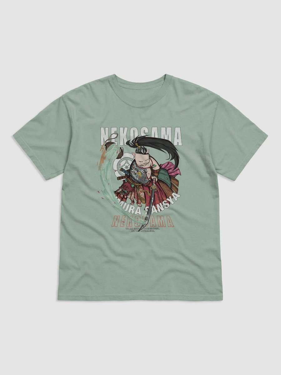 Samurai Cat Battle T-Shirt - Unique Warrior Cat Design for Samurai Fans product image (2)