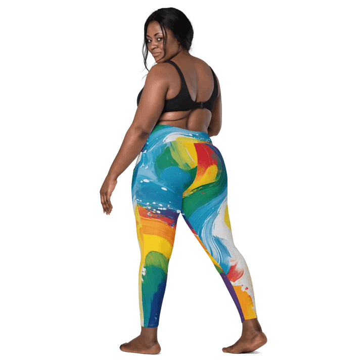 Whimsical Liquid Art Leggings product image (2)
