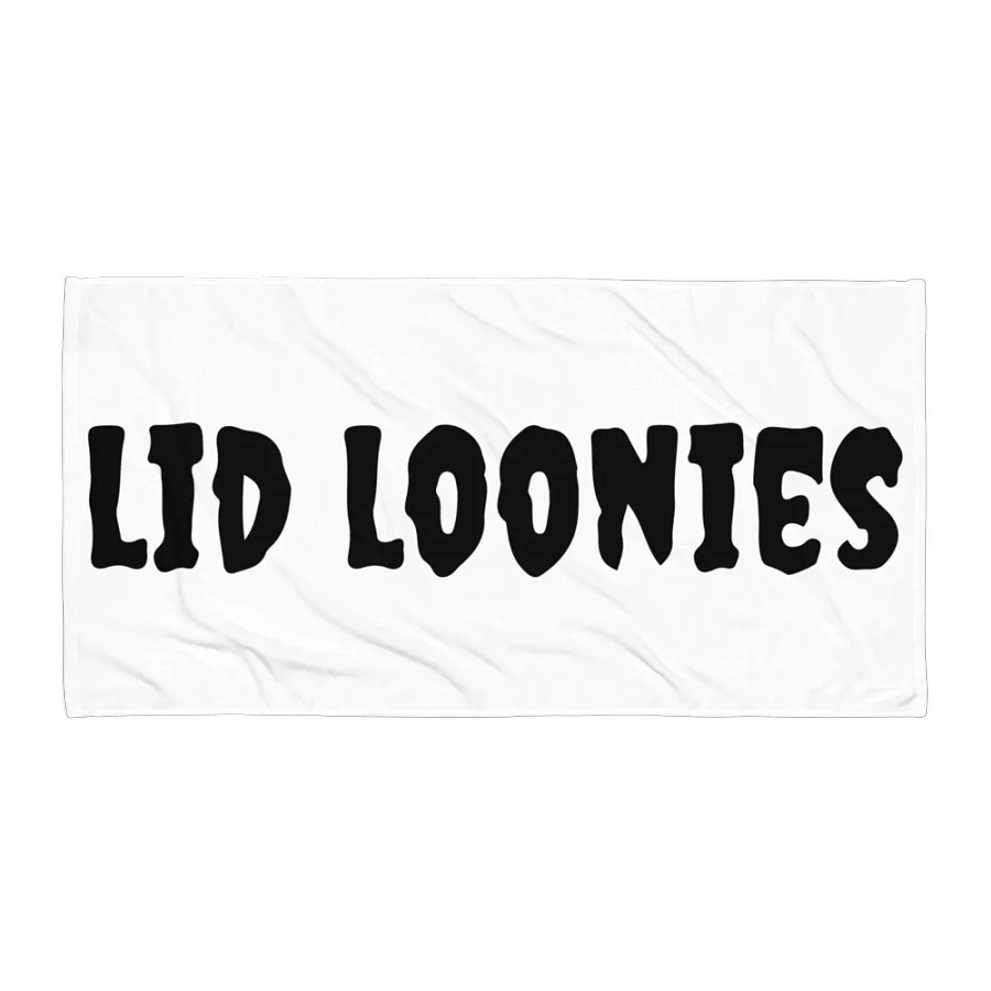 Lid Loonies Creepster font Towel product image (1)