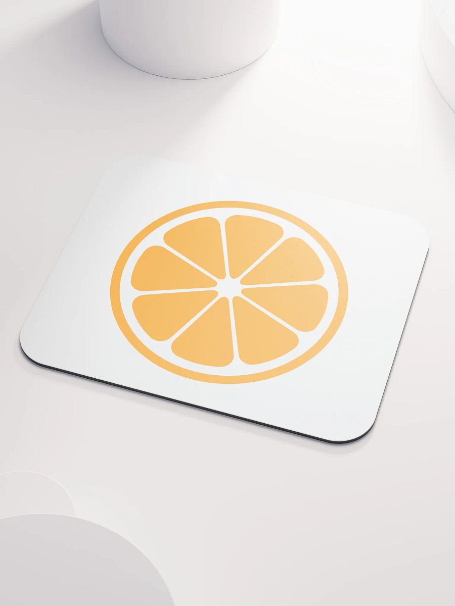 MIKAN Mouse Pad (Orange × White) product image (3)