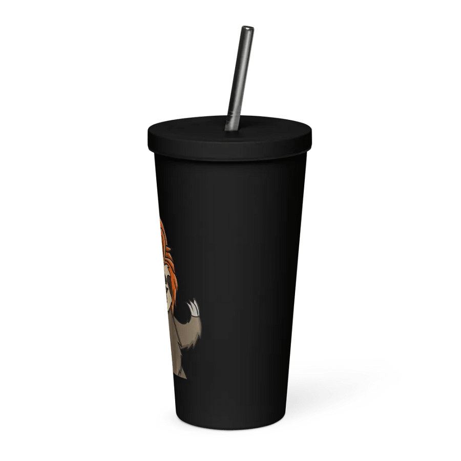 Insulated Tumbler with a Straw - Rock product image (7)