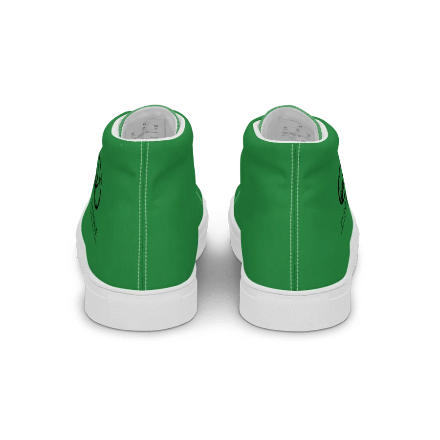 Green Classic Black Logo Canvas High Tops product image (4)