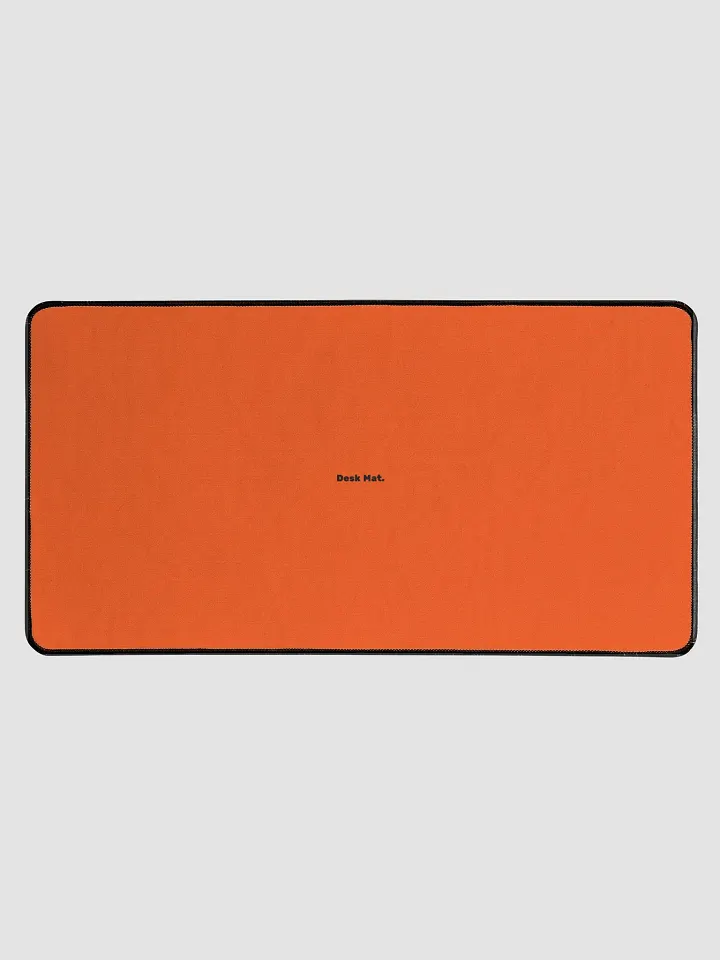 Deep Orange - Desk Mat | L - Desk Mat product image (1)
