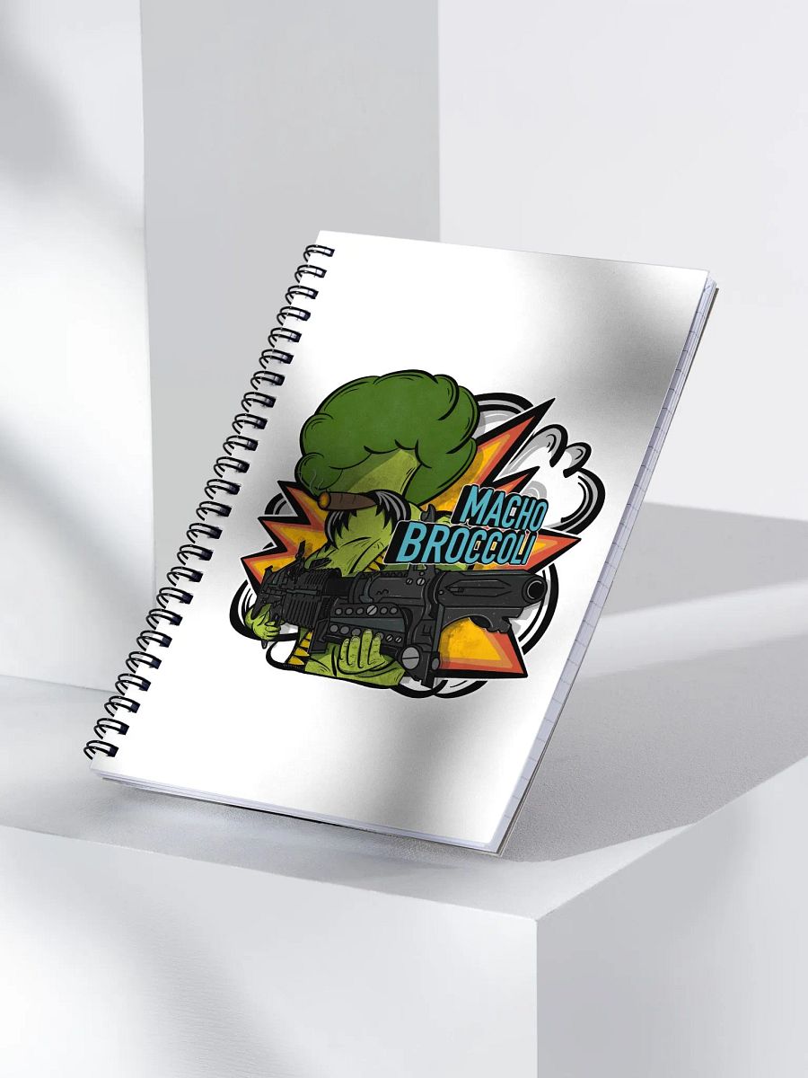 Macho Broccoli 2.0 Notepad product image (4)