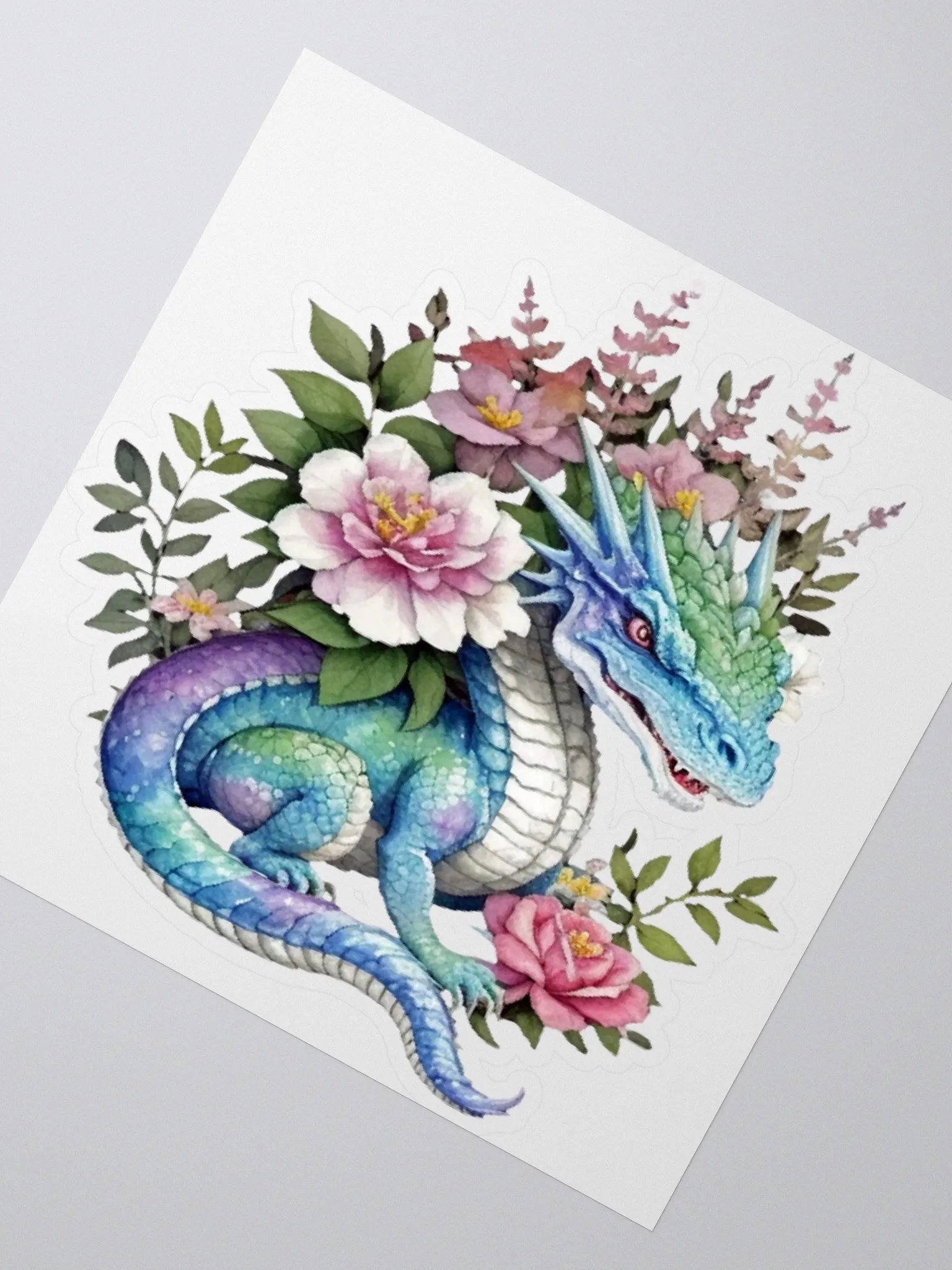 Whimsical Dragon Garden Stickers product image (5)