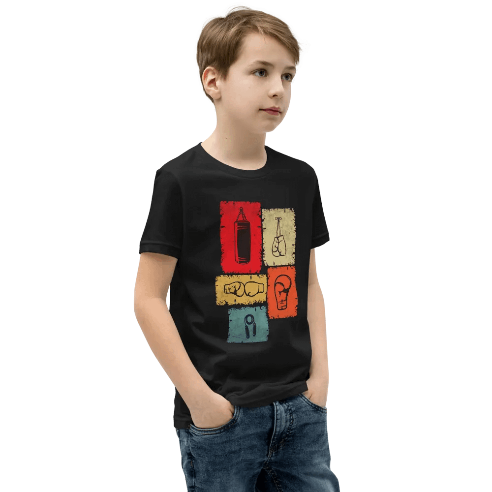 Grunge Boxing-Youth Cotton Tee product image (3)