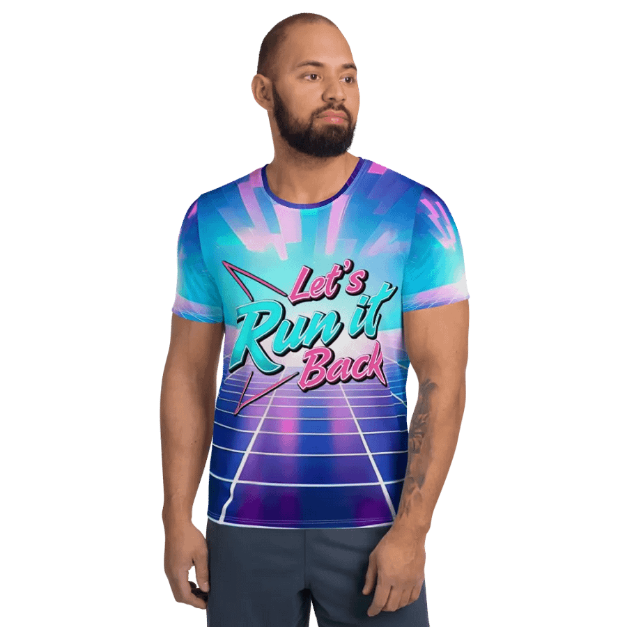 Revitalize Retro Vibes All-Over Print Tee product image (3)