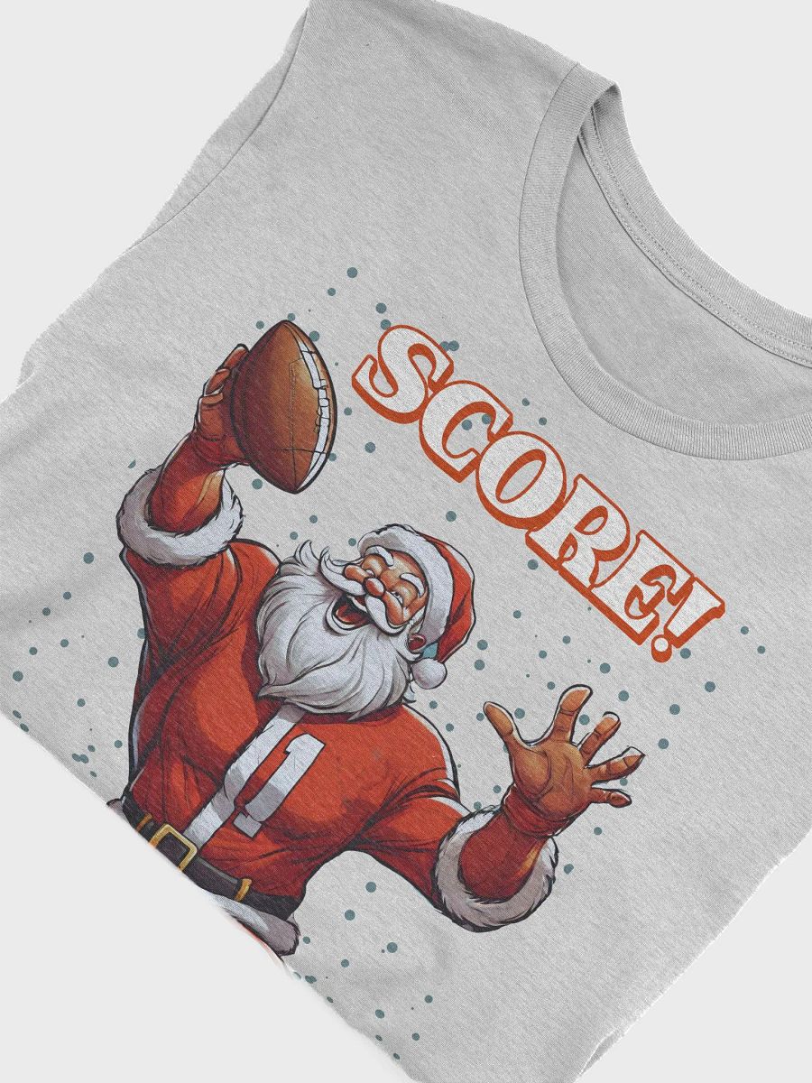 Football Playing Santa Claus T-shirt product image (26)