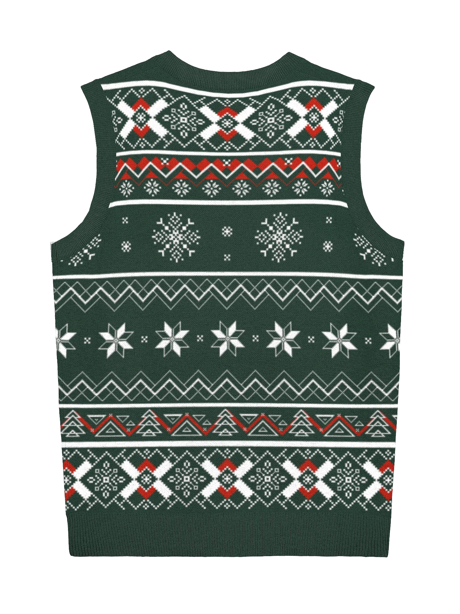 L2A Ugly Holiday Green V-Neck product image (3)