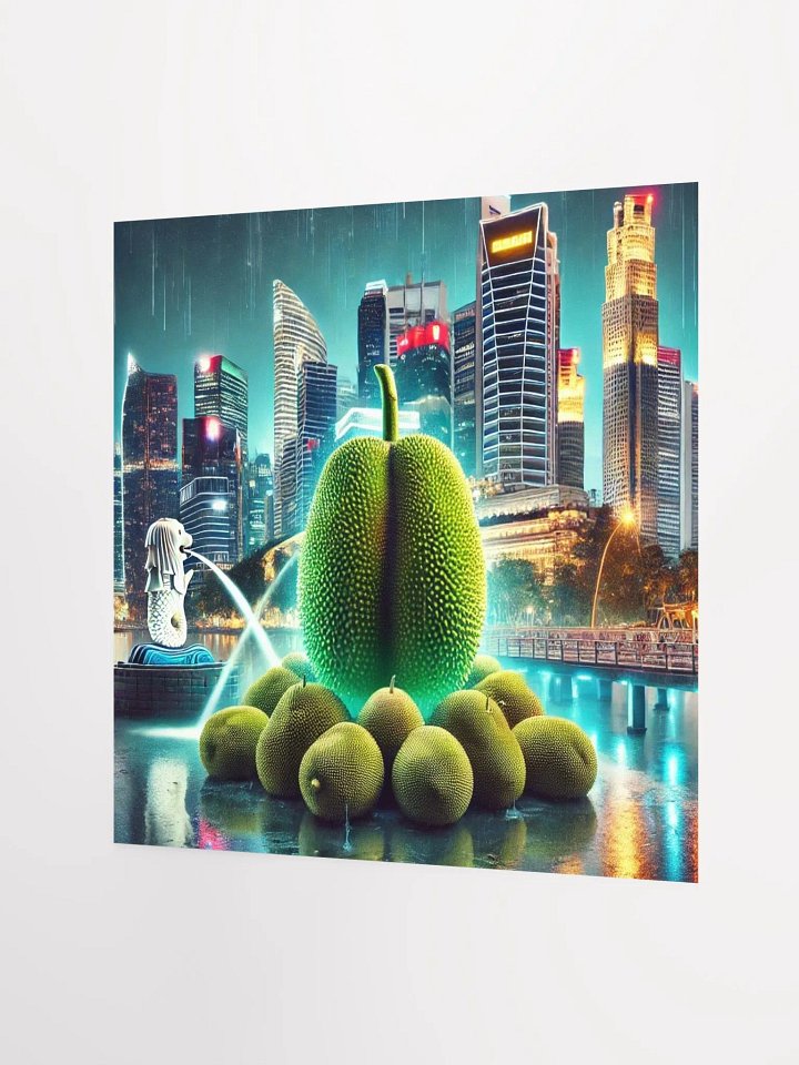 Jackfruit Fusion: Singapore's Iconic Skyline Poster product image (6)