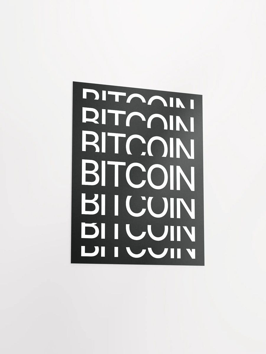 Bitcoin Expansion Poster (black) product image (3)