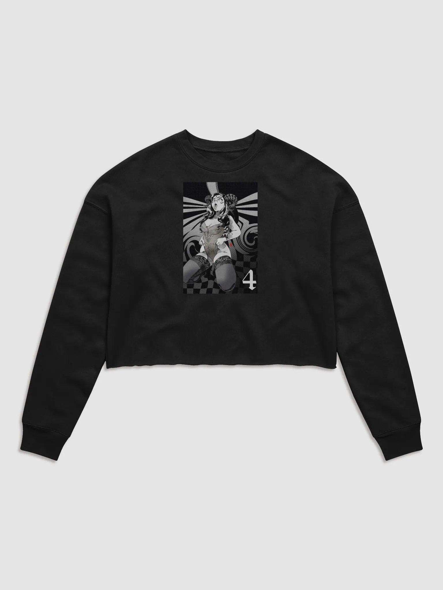 Worship Me Cropped Sweatshirt product image (1)
