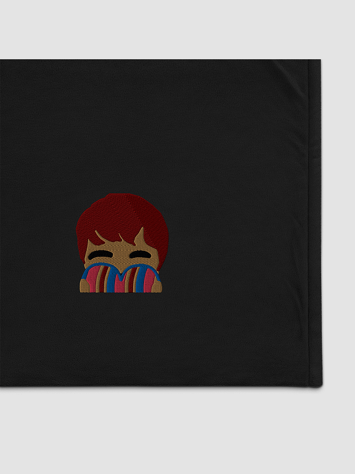 Love Emote Embroidered Premium Sherpa Blanket product image (1)