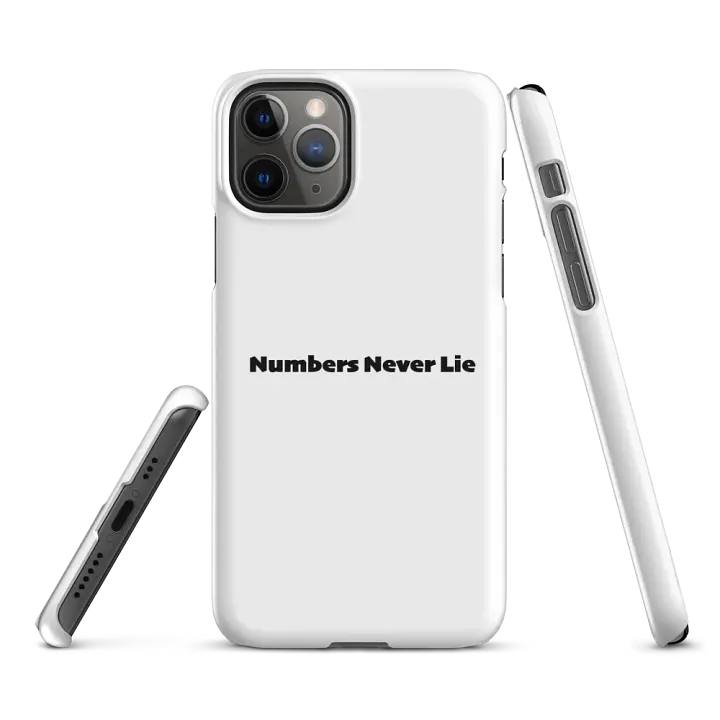 "Numbers Never Lie" iPhone Case product image (2)