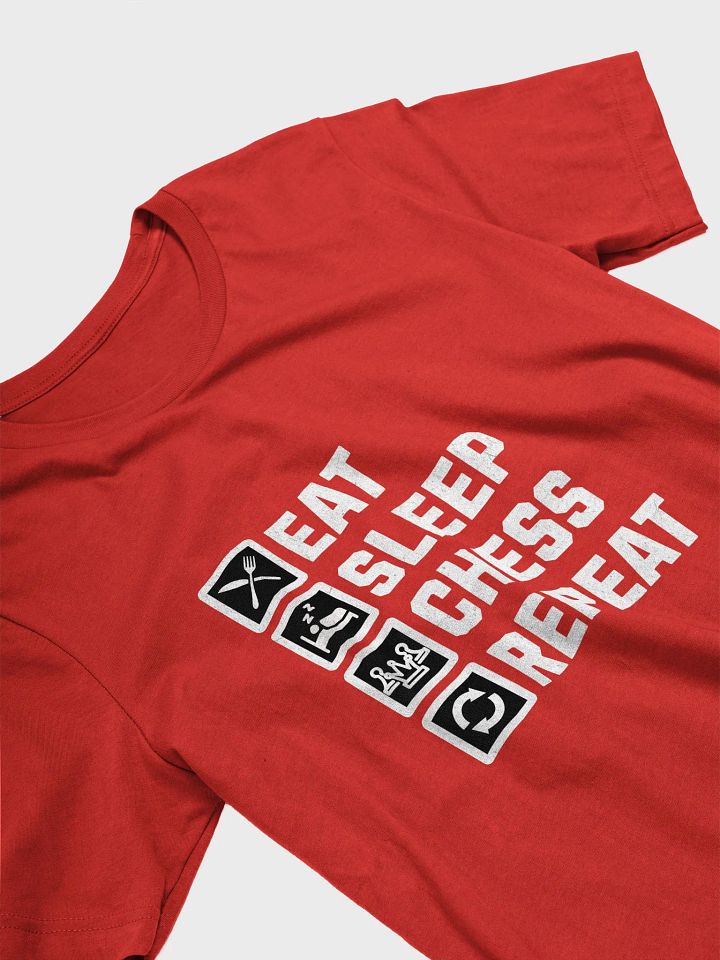 Eat Sleep Chess Repeat (Bella+Canvas T-Shirt) product image (2)