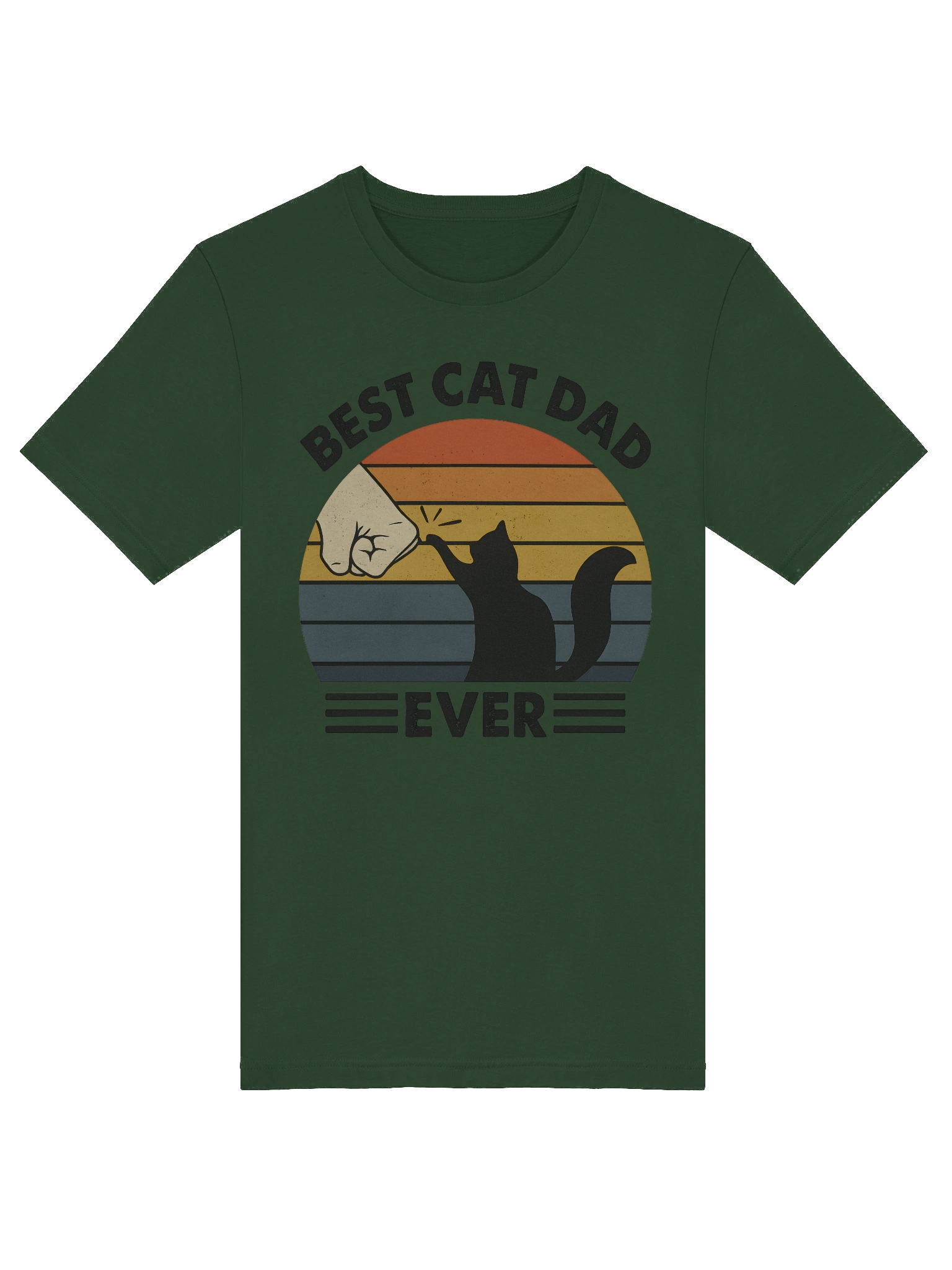 Best Cat Dad Ever T-Shirt | Funny Big Brother Shirt Gift for Cat Lovers & Pet Dads product image (3)