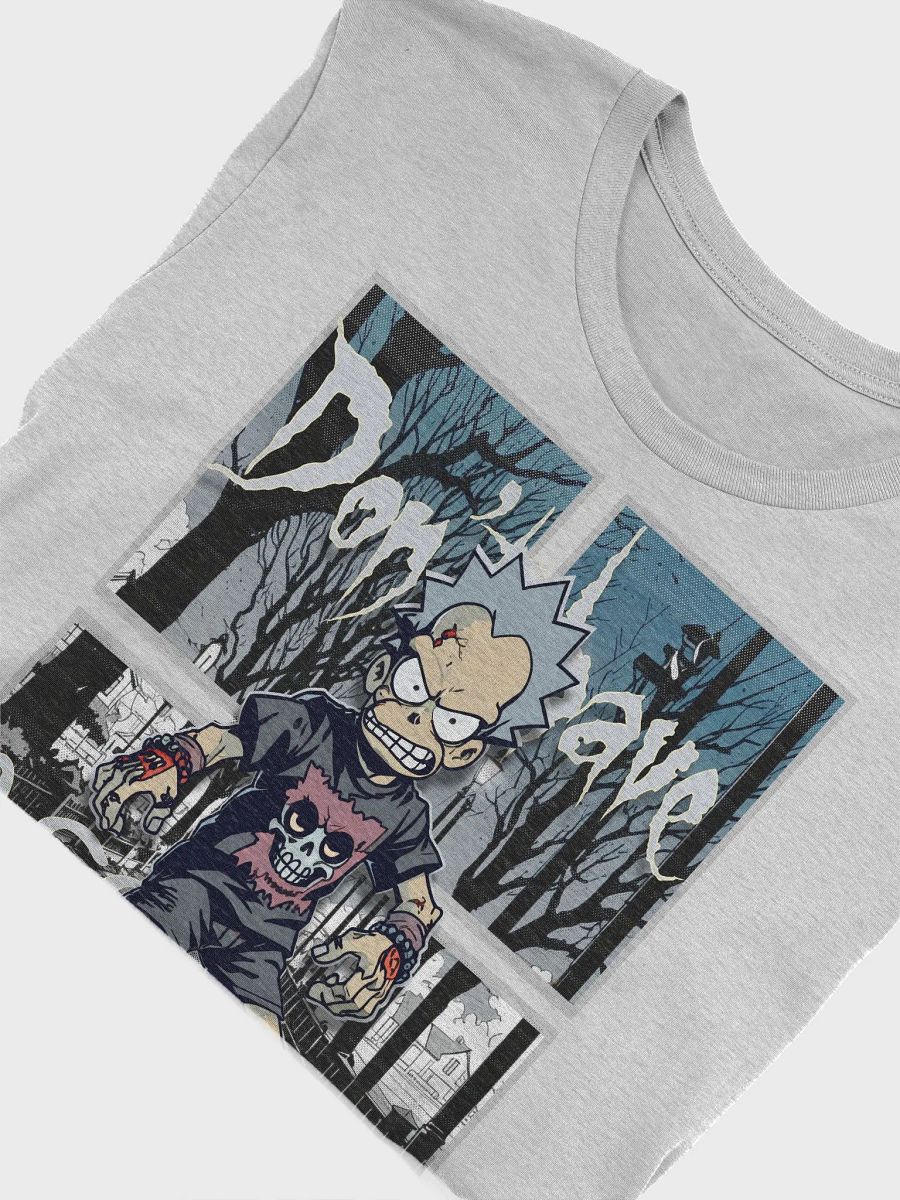 Spiky Blue-Grey Skull T-Shirt product image (5)