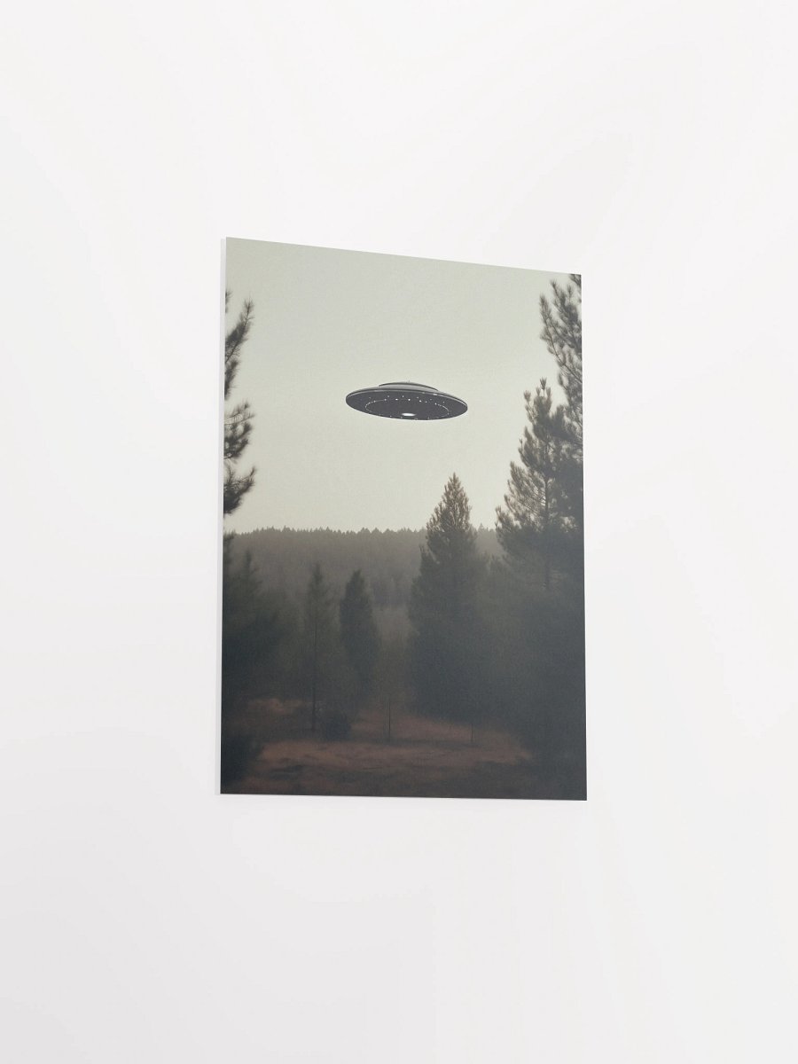 The Truth is Out There / The X-Files photo of UFO — sci-fi poster, movie art, I want to believe poster, space print, aliens wall decor product image (15)