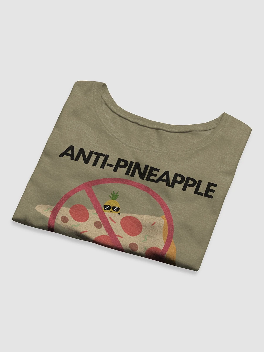 Anti Pineapple Pizza Blk Lettering Cut Off Tee product image (10)