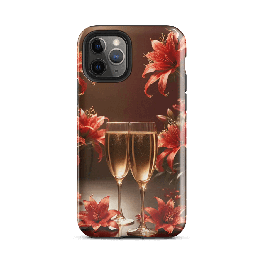 Champagne Celebration iPhone Tough Case - Floral Elegance product image (25)