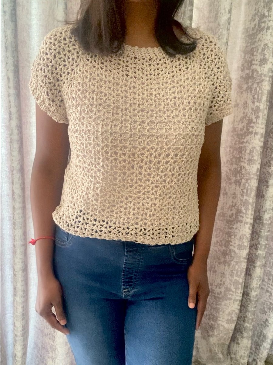 Crochet Raglan VStitch Sweater CHART ONLY product image (2)