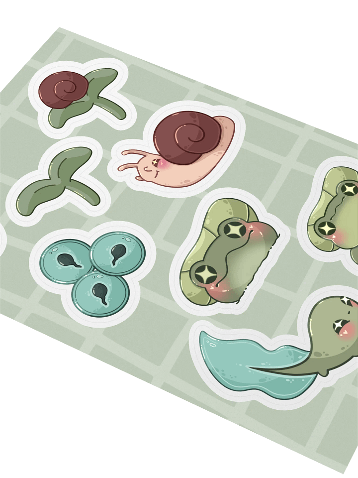 Snorburt and Bepis sticker sheet product image (2)