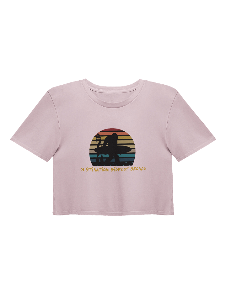 Destination Bigfoot Bronco Classic Logo Women's Crop Top (Multiple Colors Available) product image (1)
