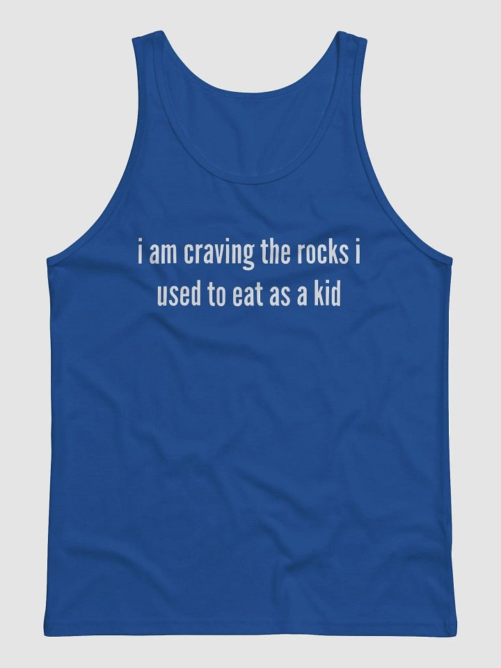 I am craving the rocks I used to eat jersey tank top product image (2)