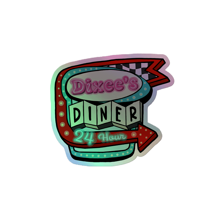 Dixee's Diner Holo Sticker product image (2)