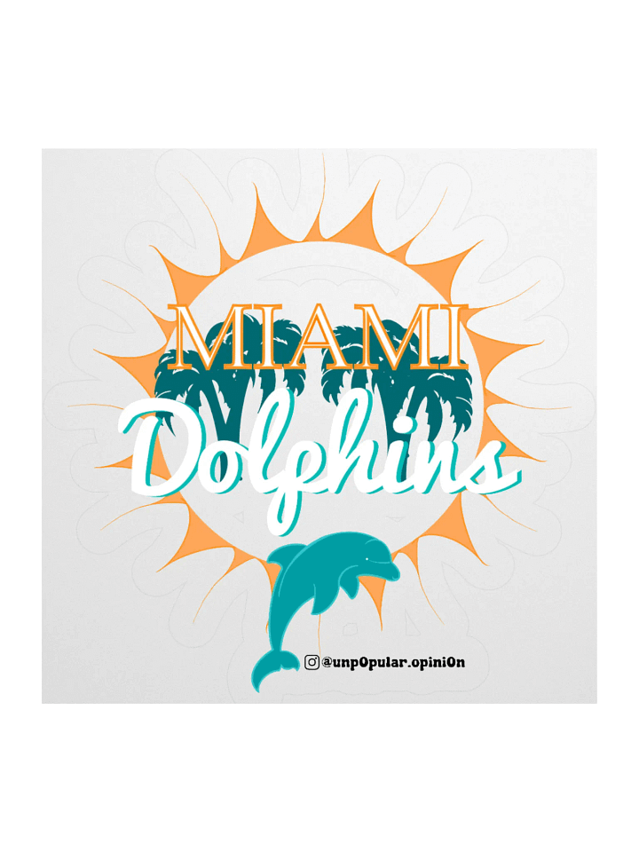 MIAMI DOLPHINS STICKER product image (3)