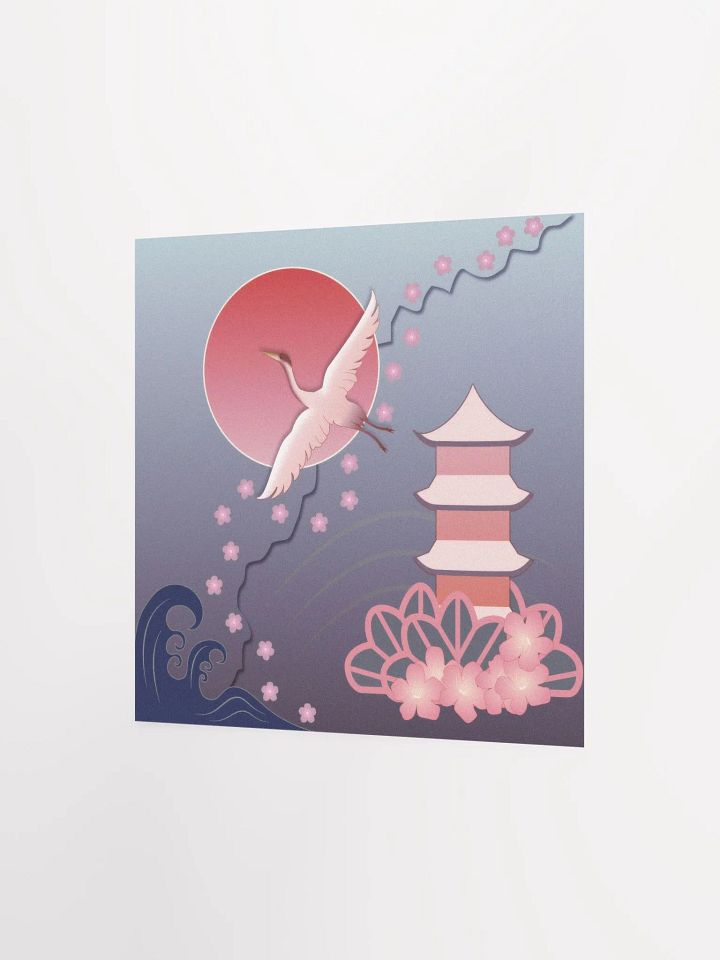 Pink Cranes Poster product image (7)