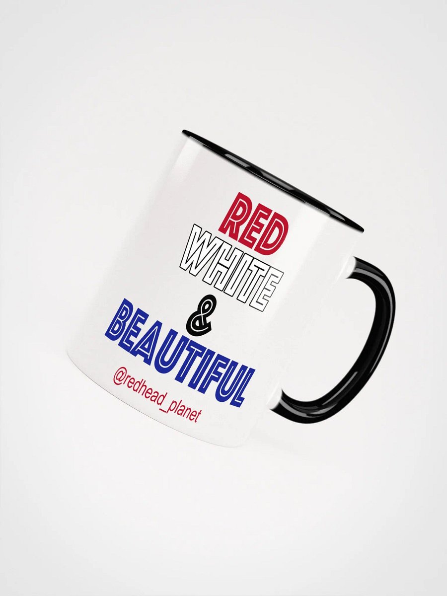 RED WHITE & BEAUTIFUL MUG product image (4)